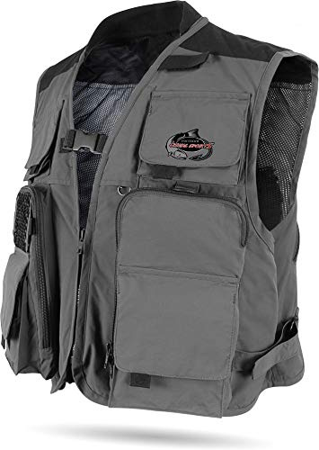 normani Outdoor Jagd- und Anglerweste, superleicht mit Netzfunktion