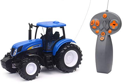 New-Ray 88553 Radio Controlled New Holland T7070 Tractor, 09616