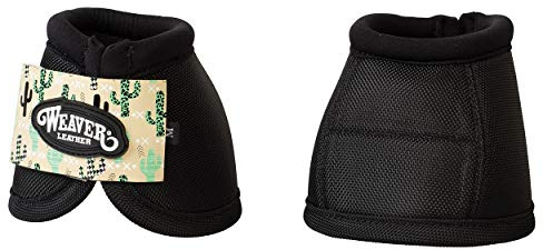 Weaver Leather Ballistic No-Turn Bell Boots, Black Cactus, Medium