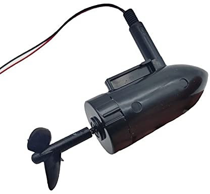 YLLLLY 1 stück 12V Unterwasserstrahler Motor Motor 10/13 cm wasserdichte Propulsor 3-Blade Untergetauchter Propeller für RC Fishing Bait Boat-Modell, Zubehör für Futterboote. (Color : Length 10cm)
