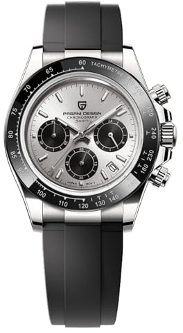 Pagani Design Herrenuhr Saphirglas Chronograph Edelstahl Wasserdicht Leuchtende Uhr Japanisches Uhrwerk Herren Quarzuhr Uhr für Männer