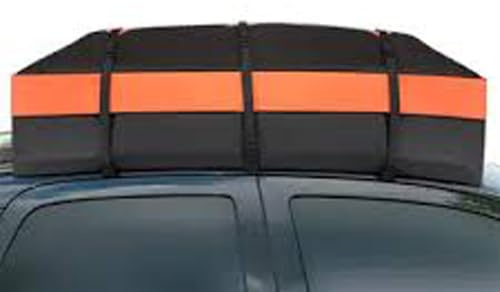 LT Sport Cargo Carrier Bag 100% Waterproof 20 Cubic ft Extra Storage with Anti-Slip Mat Rooftop Strip Mount Pickup Truck Bed Holder No Require Car Roof top Roof Rack Cross Bars