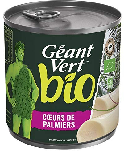 GÉANT VERT COEUR DE PALMIER BIO 220G, GEANT VERT, LOT DE 3