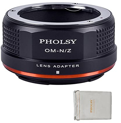 PHOLSY Adattatore Manuale Compatibile con Obiettivo OM su Z Fotocamera
