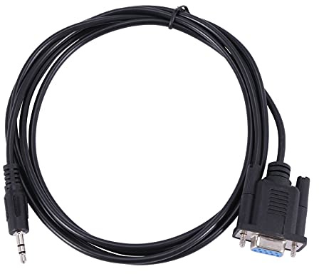 ISTOVO DB9 9 Pin VGA Hembra Cable, DB 9 Hembra A 3.5mm (1/8Pulgada) Estéreo Macho En Serie Cable de Datos- 6 Pies
