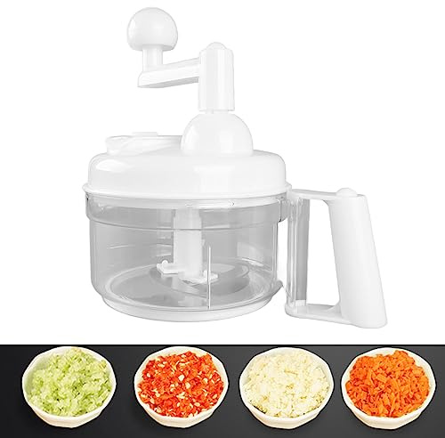 Topyond Tritatutto per Verdure Tritatutto per Spezie Multifunzionale Taglierina per Verdure a Manovella per Strumento di Risparmio di Tempo in Cucina Domestica