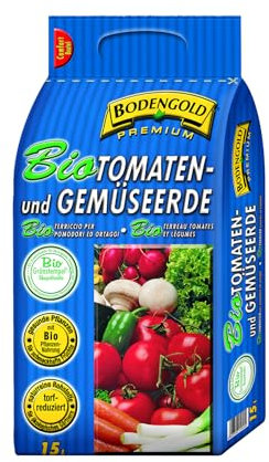 BIO Tomaten und Gemüseerde 2x18Liter (36 Liter) für Hochbeete, Tomaten, Chili, Beeren, Gurken, Kräuter