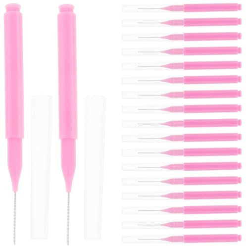 iplusmile 100pièces Brosse Interdentaire Pour Nettoyage Des Dents Avec Gouttières Doux Pour Gencives Et Pratique à Emporter