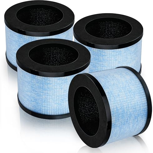 BAMBOOST Filtro de repuesto H13 True HEPA para sistemas de purificador de aire AROEVE MK01 MK06 Kloudi DH-JH01 Intelabe EPI080 EP1080 EPI081 EP1081 EP1081