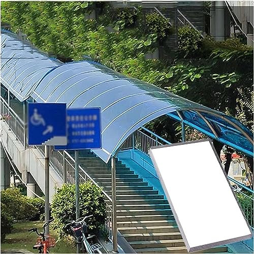 Polycarbonat Dachplatte Transparente PC-Beständigkeitsplatte, UV-beständige, Durchsichtige Kunststoffplatte, Ersatzplatten for Dachverkleidungen for Gewächshäuser, Carports Und Bushaltestellen(1x3m)