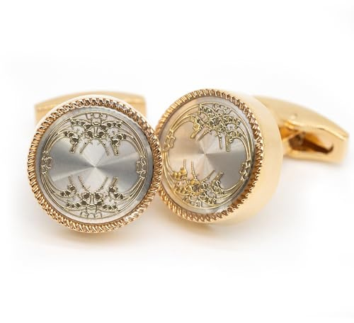 Ruyosn Boutons de manchette pour homme - Pour chemise - Pour mariage et soirée d'affaires