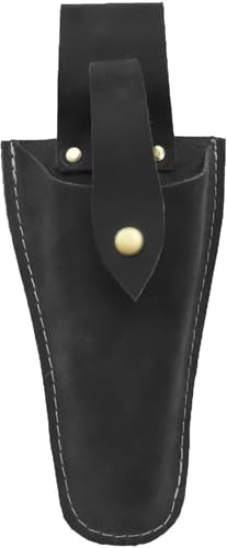 Tool Belt Pouch, Leather Sheath, Gardening Tool Holster Case Bag for Garden Pruning Pliers Shears Secateurs Scissors or Knife, Tool Gifts for Men Dad Husband Boyfriend Him