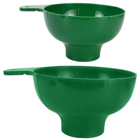 BEBEMOKO 2pezzi Imbuto Plastica Bocca Larga Per Cucina Conserva e Confetture Robusto e Facile Da Pulire Per Oli Salse e Ingredienti Liquidi