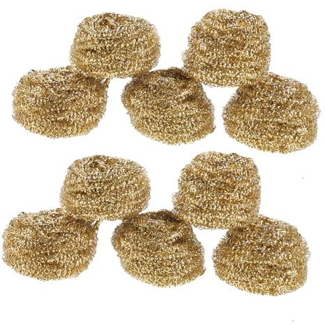 TEMPNAP Pulitore Per Punte Saldatura in Ottone 10 Pezzi Sfera Pulizia Delle Punte Per Saldatori Professionisti e Hobbisti