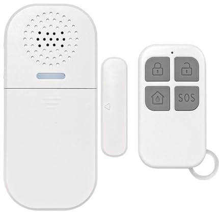Alarme D'entrée De Porte Sans Fil Portable Avec Alerte En Temps Réel Protection Antivol Aucun Outil N'a Besoin D'une Alerte 130 Alarme Porte/fenêtre Sécurité À Domicile Avec Alertes