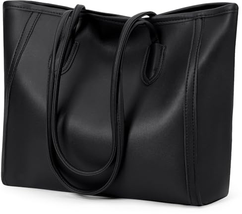 SENDEFN Handtasche Damen, Shopper Tasche Mittelgroß, Tote Bag mit Reißverschluss & Innenfächern, Geräumige Henkeltasche Arbeitstasche Schultertaschen für Arbeit, Schule, Einkauf