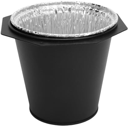 Goshyda Cubo de Grasa para Parrilla de Acero Resistente, Resistente Al Calor, Diseño Cerrado Seguro para Niños para Traeger, Compatibilidad Universal con Parrillas Pit Z Recteq
