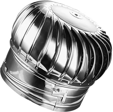 Factory Exhaust Hood, Non-powered, Weatherproof, Canteen Ventilation Fan, 110mm Stainless Steel Roof Hood.(304,160mm)