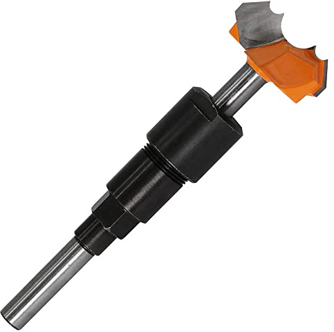 Dioche 8-mm-Schaftfräser, 8-mm-Schaft-Fräser-Bit-Verlängerungsstange – Langlebige Spannzange aus Karbonstahl für Graviermaschine – Verschiedene Typen für Verbesserte Holzbearbeitungseffizienz