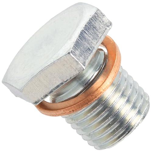 AERZETIX Tappo di scarico della coppa dell’olio M12x1.25 con anello di tenuta compatibile con OEM 55184773