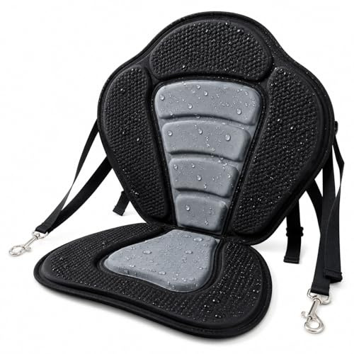 YAZVNTO Siège de Kayak Dossier pour Sevylor Pointer K2 Coussin de Siège Sup Support Dorsal Confortable Paddle Canoë Surf Pêche Sports Nautiques