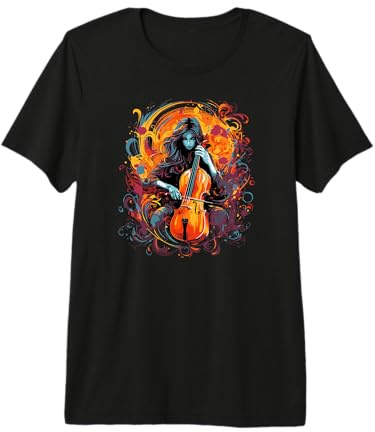 Musicien violoncelliste Joueur de Violoncelle Violoncelle T-Shirt Haut de Gamme