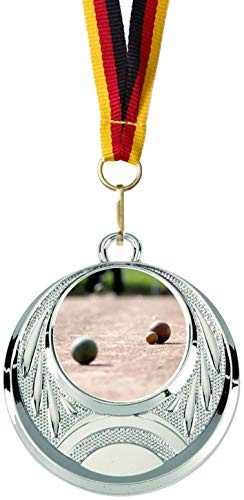Verlag Reiner Kullack 10er-Set Medaillen »Boule«, mit 25 mm Sportfoto-Emblem (Folie, bunt)