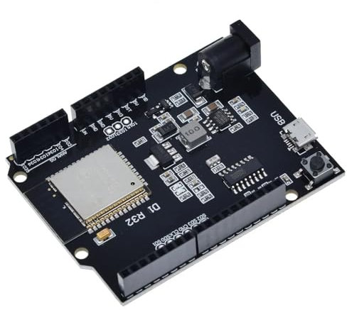 DollaTek R3 D1 R32 ESP32 ESP-32 CH340G Entwicklungsboard Dual-Mode WiFi Bluetooth 4MB Flash DC 5V-12V mit Micro-USB für Arduino UNO