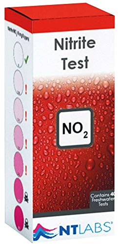 ICA NT002 NTLABS Test de Nitrito para Acuarios de Agua Dulce, Fácil de Usar, 40 Tests