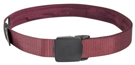 Tatonka Reisegürtel Travel Waistbelt 30mm - Gürtel mit Geheimfach an der Innenseite - 130 cm lang / 3 cm breit (Bordeaux red)