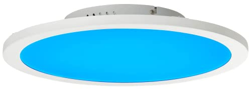 modernes LED Panel Aufbaupaneel Durchmesser 40cm - Dimmbare Deckenlampe mit