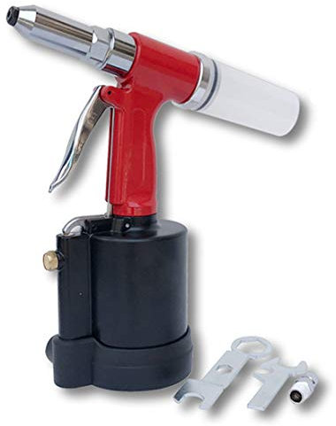 Druckluft Nietpistole Satz Blindnietpistole Werkzeug Nietgerät Mit 4 Mundstücke Pneumatische Nietzange 3,2Mm 4,0Mm 4,8Mm 6,4Mm