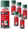 Alfa Lackspray 400 ml für Innen und Außen - Sprühlack zum Lackieren und Dekorieren, hohe Deckkraft Farbspray, Sprühdose, Made in Germany (6, RAL 6005 Moosgrün Hochglanz)