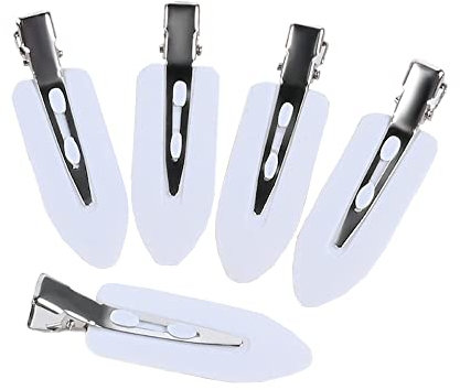 10 Stück Nahtlose Haarspange,DIY Keine Knitter Haarklammer,Kein Verbiegen Haar Spangen,Styling Clips Haarpange,Haarnadel,Geeignet für Haarstyling,Make-up,Wasch dein Gesicht,Weiss