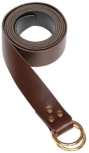 Navna Mittelalterlicher Keltischer Doppelring Taillengürtel Vintage Ritter Rundgurt Herren Damen Gürtel Bund Unisex Kostümzubehör Doppelschlaufengürtel Kostümgürtel