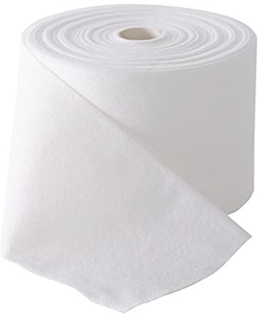 1 rotolo usa e getta per la pulizia del viso, in cotone spesso e assorbente, salviette asciutte usa e getta per il trucco per la pulizia del viso e la rimozione del trucco
