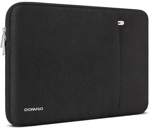 DOMISO Laptop Case Sleeve 17.3 inch Protective Laptop Carrying Case Bag Water-Resistant Notebook Accessories for HP Pavilion Envy 17/Dell IdeaPad/MSI/LG Gram/ASUS/Razer Blade Pro 17,Black