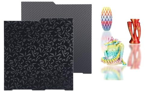 3D -Drucker -PEO -Druckbett, Diamant -Kohlefaserbauplatte, 256x268 Mm für 3 Combo, PLA PETG TPU Kompatibel