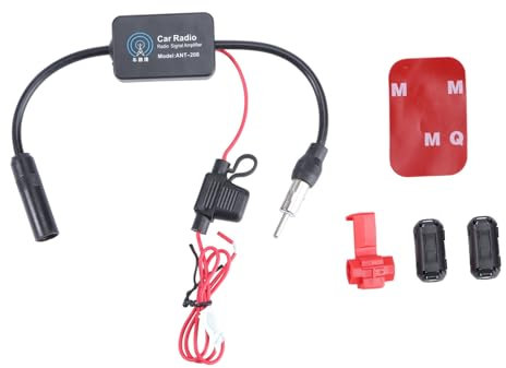 CIYODO De Antena para Coche De Señal para Radio FM De Señal De Antena FM/Am De Antena De Radio FM Color Negro