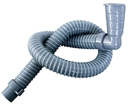 Mipcase Tuyau De Vidange Pour Lave-linge De Mètres Rallonge Flexible Eau Avec Coudée Adapté à Différentes Machines