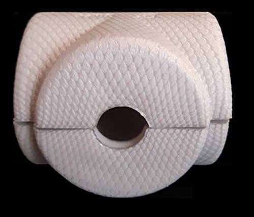 Sebald EKATHERM-FL PE Weichschaumkappen - Gerade, DN25, Universell passend für Ventile, Muffen, Absperrschieber, Kugelhähne mit langer Spindel, Polyethylen, EnEV-konform