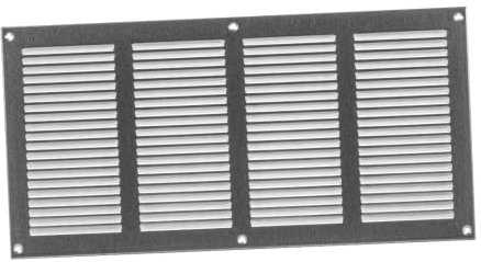 400x200mm Lüftungsgitter - Verzinkt Abluftgitter mit Insektenschutz Abluft Zuluft Metall Gitter