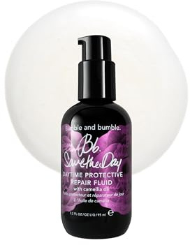 Bumble and bumble. Save the Day Protective Hair Repair Fluid Daily Serum | Softens and Strengthens | UV Filter | For All Damaged Curly, Wavy, Straight Hair Types, 3.2 Fl Oz