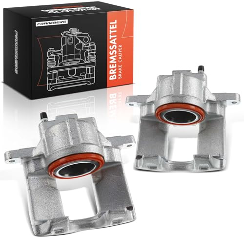 Frankberg 2 Pinze freno anteriori sinistra e destra 68003697AC | Compatibile con: Nitro, Viaggio, Freemont 345, Wrangler III JK, Grand Voyager V RT, Cherokee KK
