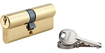 Cilindro europeo a doppia entrata SA 35x45mm, antisfilamento, ottone, 3 chiavi - THIRARD