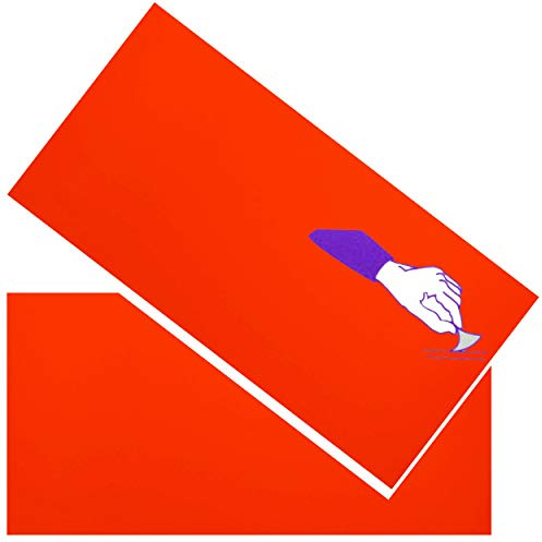 alles-meine.de GmbH Selbstklebender - Reparatur - Aufkleber/Bügel Flicken - Nylon - kräftiges neon - orange - 20 cm * 10 cm - Stoff - selbstklebend/und oder zum Aufbügeln - B..
