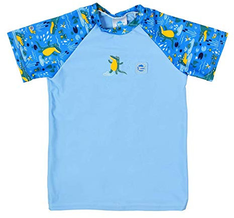 Splash About Maglietta di Protezione Solare UV per Bambini, Crocodile Swamp 2-3 Anni