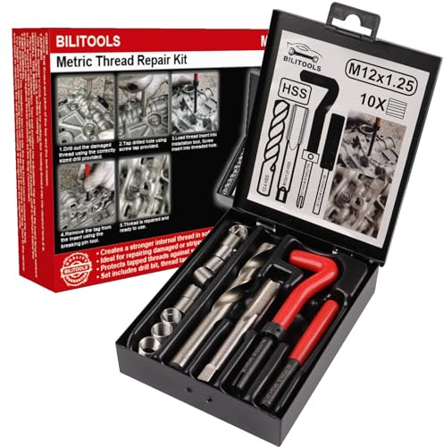 BILITOOLS M12x1,25 Helicoil Gewindereparatursatz