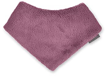 Sterntaler Unisex Baby Dreieckstuch aus Teddyflausch, Rückseite Microfleece, Rosa, 1