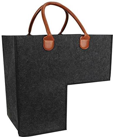 Lambo Treppenkorb, Faltbarer L Förmiger Treppenkorb Organizer, Filz Treppenkörbe, Treppenkorb Mit Griffen Stufenkorb Aufbewahrungskor Für Wäsche Spielzeug Wohnkultur, 4 Mm Dicker Filz